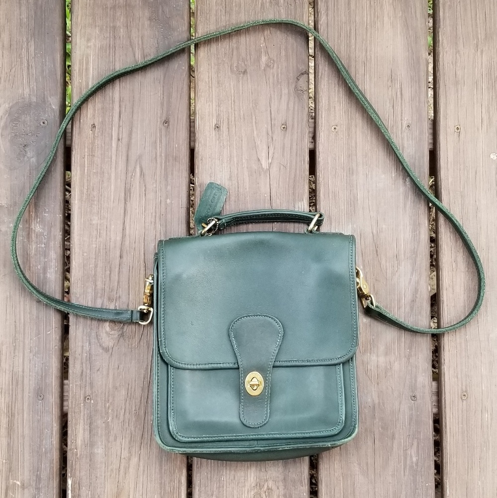 Vintage Coach Leather Court Bag